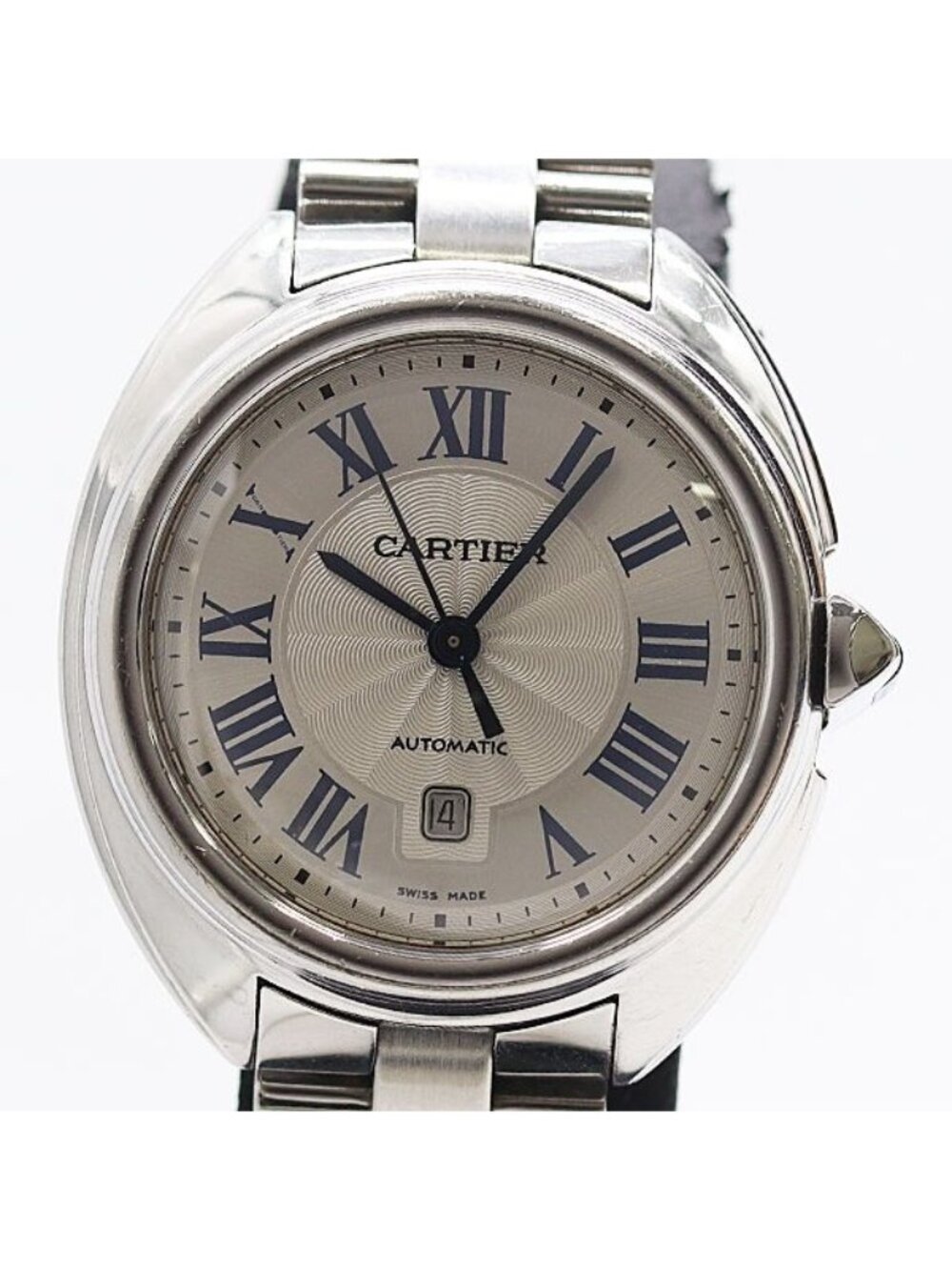 Cartier Cle de Cartier Automatic Date Silver Dial Watch